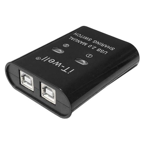Priphrique de partage dimprimante USB, Priphrique de partage dimprimante 2 en 1 sortie, Splitte de commutation Kvm manuel  2 ports