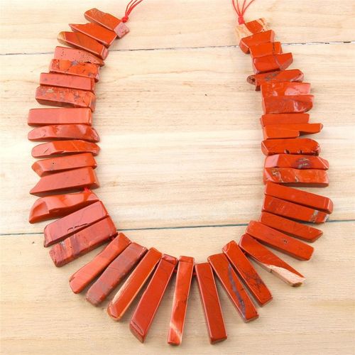 Perle De Quartz Natura Alanding Yists Point, Anciers Perc, Tranche De Dalle, Pierre Rugueuse, Perles Pour Bricolage, Collier De Bijoux Excutifs, 5-8*20-48mm, 15.5 Po
