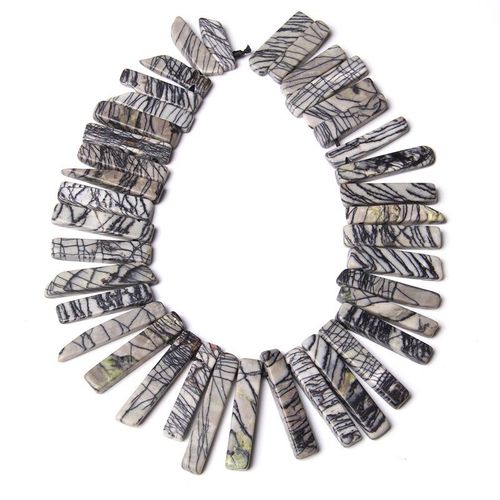 Perle De Quartz Natura Alanding Yists Point, Anciers Perc, Tranche De Dalle, Pierre Rugueuse, Perles Pour Bricolage, Collier De Bijoux Excutifs, 5-8*20-48mm, 15.5 Po