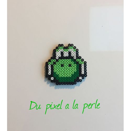 Perler tête de Yoshi Verte en perles Hamapixel artperler beadsperles à repasser Rakuten