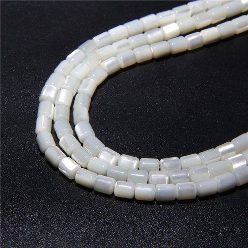 Perles De Coquillage De Mer Blanches Naturelles, Breloques D'eau Douce, Fabrication De Bijoux, Forme Irrgulire, Perle De Brin Pour Boucles D'oreilles