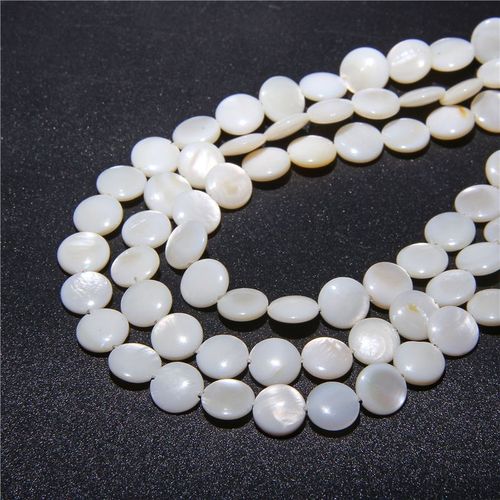 Perles De Coquillage De Mer Blanches Naturelles, Breloques D'eau Douce, Fabrication De Bijoux, Forme Irrgulire, Perle De Brin Pour Boucles D'oreilles