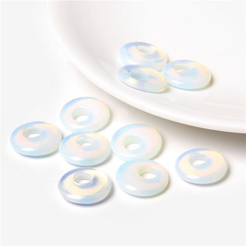 Perles De Labrumen Noir Naturel, Pendentif En Pierre D'Il De Tigre Reiki, Grand Trou De 6mm, Nministriels D Chinois Pour Bracelet Excutif Diy, 18mm, 1  5 Pices