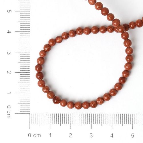 Perles Rondes En Pierre Naturelle, Sable Dor, Ample, Pour La Fabrication De Bijoux Et Collier, 15 Pouces, Brin 4 6 8 10mm, Bracelet  Bricoler Soi Mme
