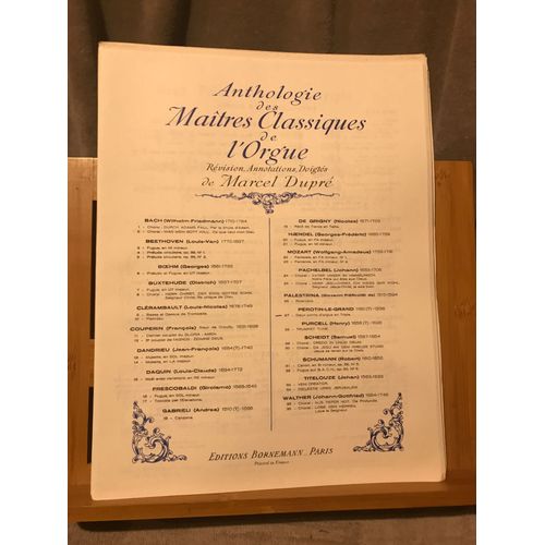 Perotin Le Grand 2 Points D'orgue Partition Orgue Anthologie Dupr Bornemann