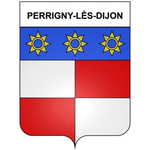 Perrigny-Ls-Dijon 21 Ville Stickers Blason Autocollant Adhsif - Taille : 12 Cm