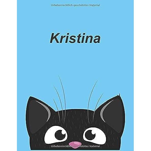 Personalisiertes Notizbuch: Kristina - Ueber 100 Seiten, Liniert Im A4+ Format   de Notizbuecher, MSED  Format Broch 