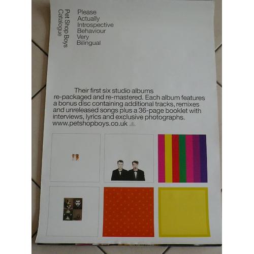 Pet Shop Boys - Affiche Musique / Concert / Poster
