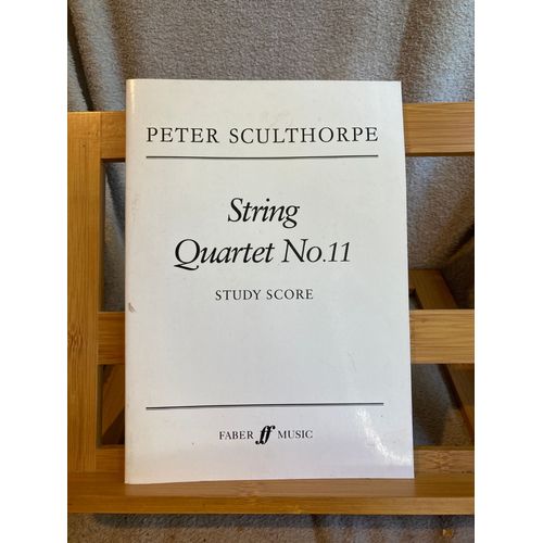 Peter Sculthorpe Quatuor  Cordes N11 Partition D'tude ditions Faber