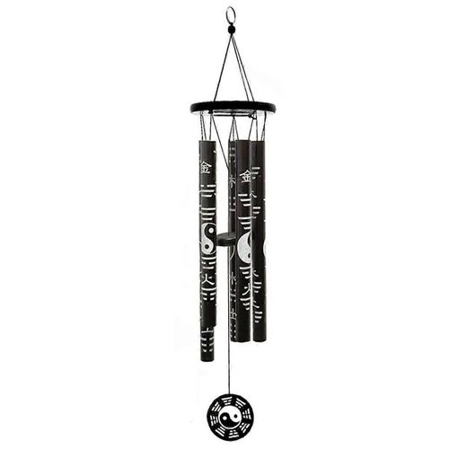 Petit Bagua Carillon De Vent Pendentif Chinois Feng Shui Ornement Commmoratif Carillon De Vent Chanceux Pendentif Carillon De Vent