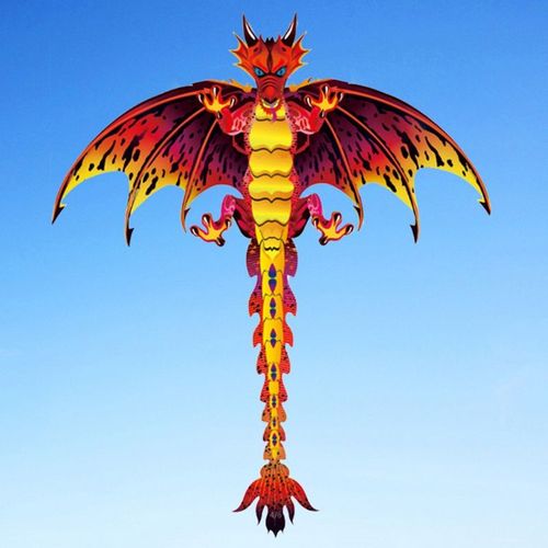 Petit Cerf-Volant De Dinosaure 3d Avec Queue Colore, Jouet D'Extrieur Pour Les Vacances D't, Sports Physiques, Pour Les Tout-Petits, D5qa