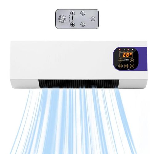 Petit climatiseur  double usage,rglage du climatiseur,refroidissement mural,unit de climatisation avec tlcommande et synchronisation intelligente pour chambre  coucher