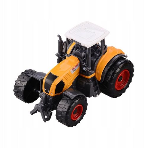 Petit ensemble de jeu de tracteur, dcoration de bureau raliste de style classique, jaune