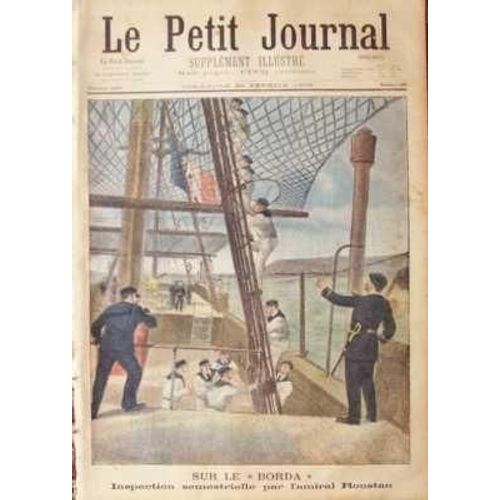Petit Journal Supplement Illustre (Le) N 588 Du 23/02/1902 - Sur Le Borda Le Crime De Bondy