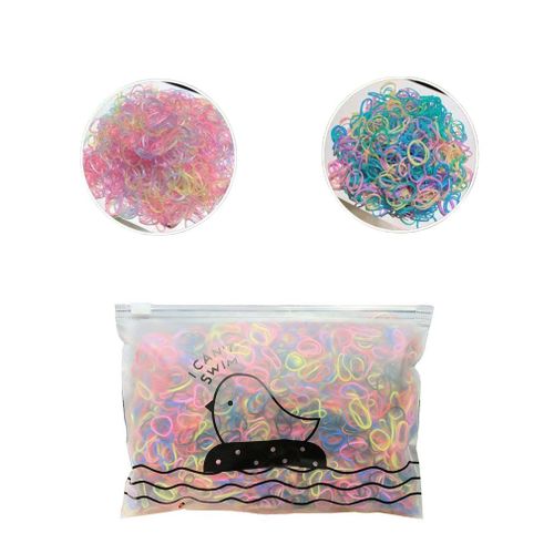 Petite Attache lastique Pour Cheveux, En Caoutchouc Color, Pour Femmes Et Filles, Couleur De Printemps, Bracelet Queue De Cheval, Corde En Caoutchouc