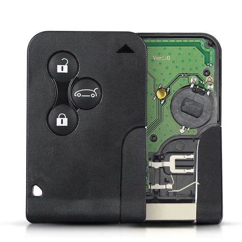 Petite Cl Tlcommande Intelligente,433mhz,Transpondeur Id46-Pcf7947,3btn,Pour Voiture Renault Clio Logan Megane - Model 1-F46