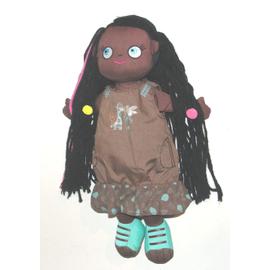 Petite Fille Noire Metisse Aux Yeux Bleus Doudou Poupee De Chiffon Vertbaudet 34cm Smiling Kids For Vertbaudet Unicef Rakuten