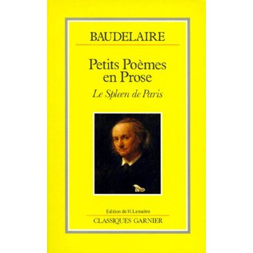 Petits Poemes En Prose (Le Spleen De Paris)   de Baudelaire Charles  Format Broch 
