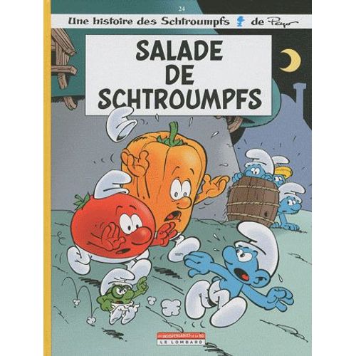 Les Schtroumpfs Tome 24 - Salade De Schtroumpfs   de Peyo  Format Album 