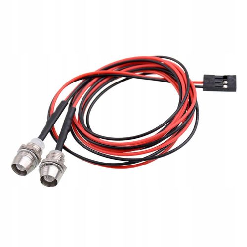 Phare Avant Et Arrire  2 Led 5 Mm Pour Voiture Et Camion Modle Rc
