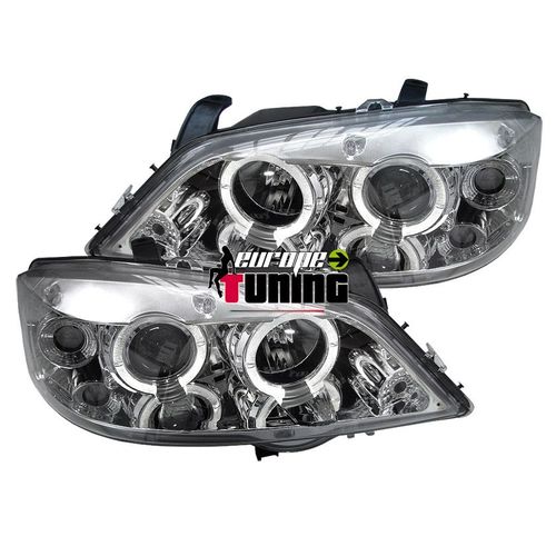 Phares Angel Eyes Tuning Chrom Opel Astra G