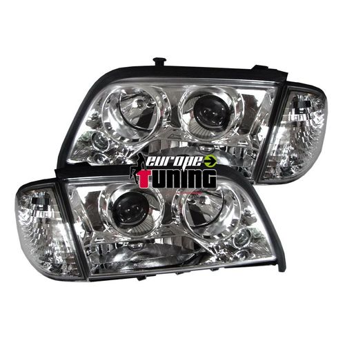 Phares Feux Glaces Lisses Avec Lentilles + Clignotants Mercedes Classe C W202