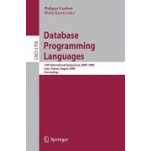 Database Programming Languages    Format Broch 