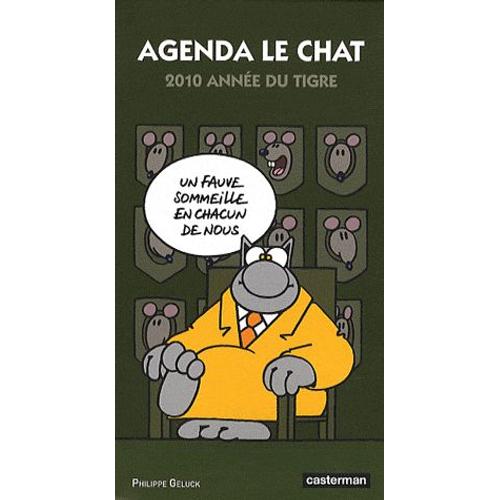 Mini Agenda Le Chat 2010 Anne Du Tigre   de Philippe Geluck  Format Poche 