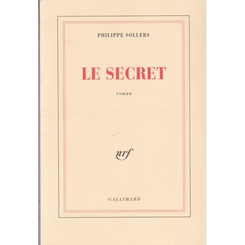 Philippe Sollers - Le Secret   