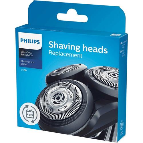 Ttes de rasoir SH50 pour Philips Series 5000 (pack de 3)