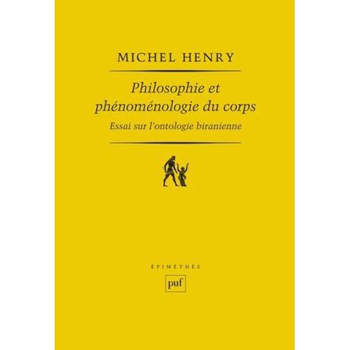 Philosophie Et Phnomnologie Du Corps  