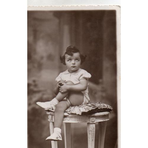 Photographie Vintage- 1946 - Portrait D'enfant - Photo Reynes A Carmaux - 81 - Tarn 13.50 X 8.50