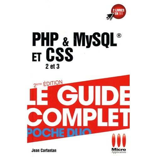 Php & Mysql Et Css 2 Et 3   de Carfantan Jean  Format Poche 