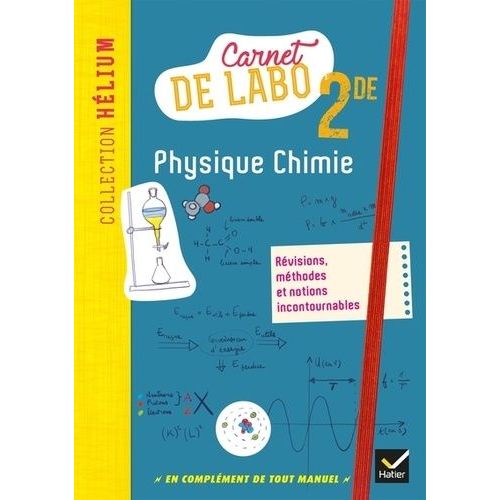Carnet De Labo Physique-Chimie 2de   de Di Martino Camille  Format Beau livre 