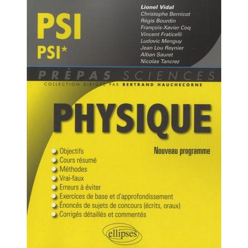 Physique Psi-Psi*   de Vidal Lionel  Format Broch 
