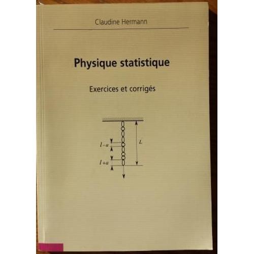 Physique Statistique Exercices Et Corrigés | Rakuten