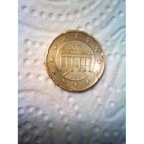 Pi212ce De 20 Centimes Euro Allemagne 2002 Lettre. D