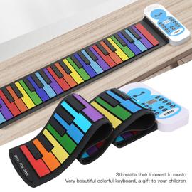 49 Touches Clavier électronique Piano Portable Cadeau pour Enfants Débutants Dilwe Piano Pliable 