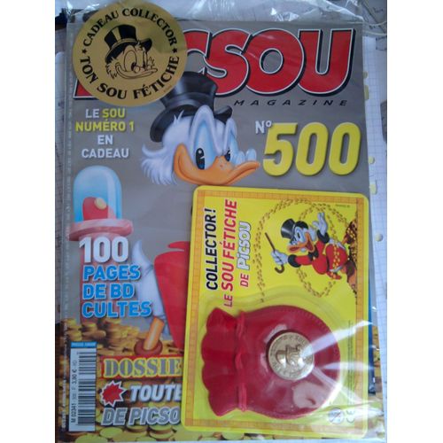 Picsou Magazine N°500 avec sou fétiche Rakuten Picsou Magazine N°500 avec sou fétiche Rakuten