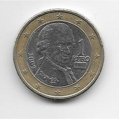 PIECE 1 EURO AUTRICHE 2009 MOZART Numismatique Rakuten