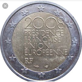 piece 2 euro rare presidence francaise union europeenne 2008