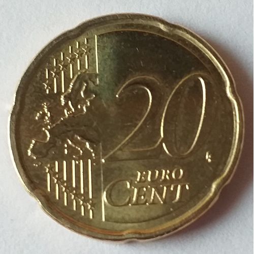 Pice 20 Centimes Euro Andorre 2017