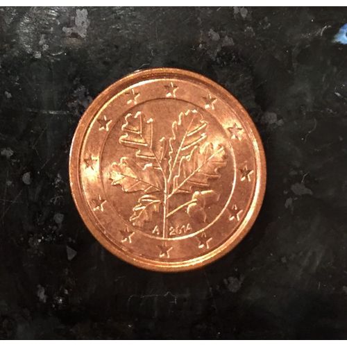 Pice De 1 Cent DEuro Allemagne 2014 A