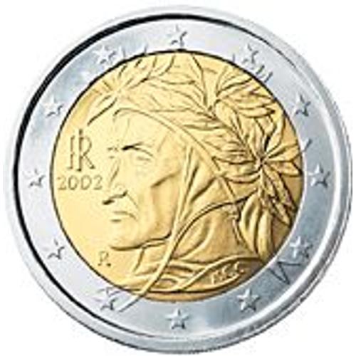 Pice De 2 Euros 2002 Dante - Italie*