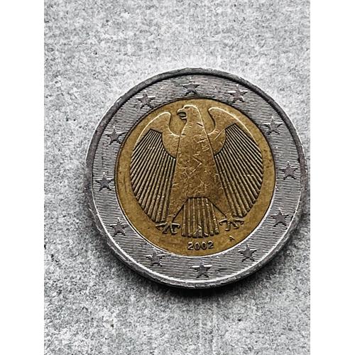 pièce 2 euros aigle 2002 frappe a