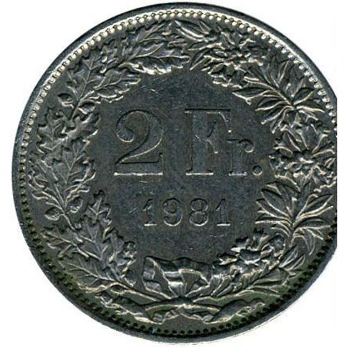 Pièce de 2 francs Suisse 1981 Numismatique Rakuten Pièce de 2 francs Suisse 1981 Numismatique Rakuten