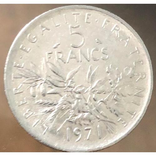 Pice De 5 Franc 1971