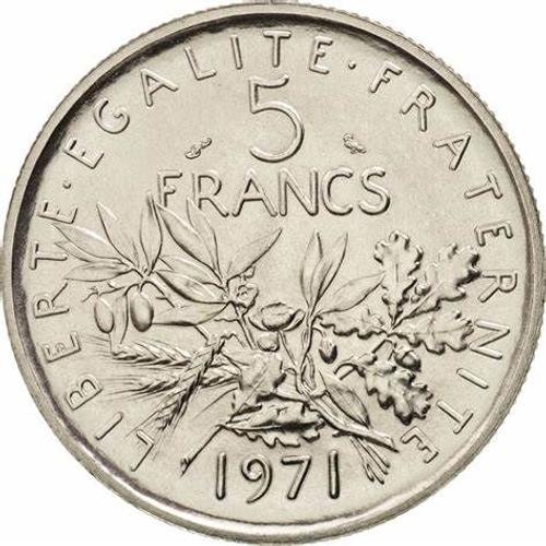 Pice De 5 Francs 1971