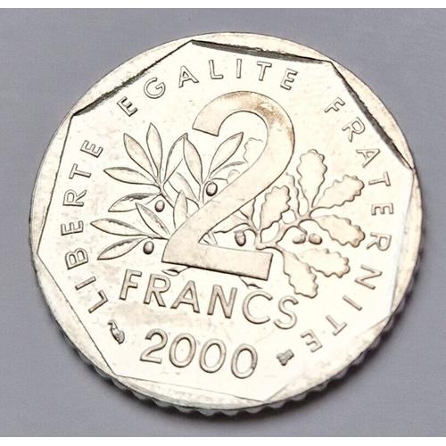 Pice De Monnaie 2 Francs Semeuse 2000 Rpublique Franaise