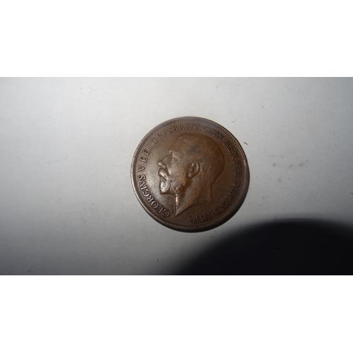 Pice One Penny 1920 Royaume Uni 